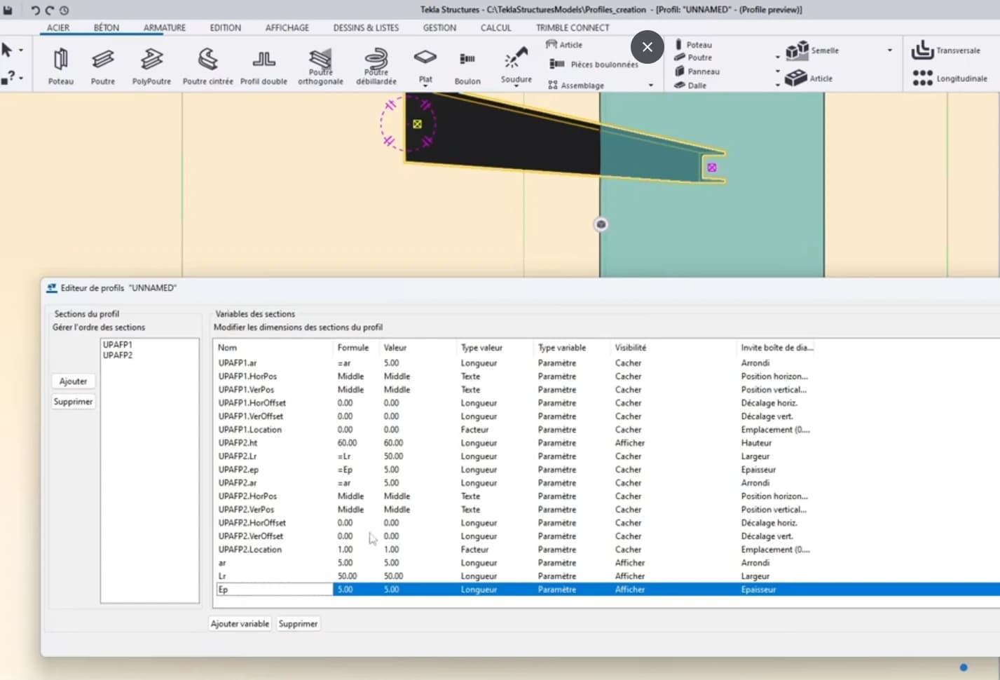 Thumbnail of Profile creation 3