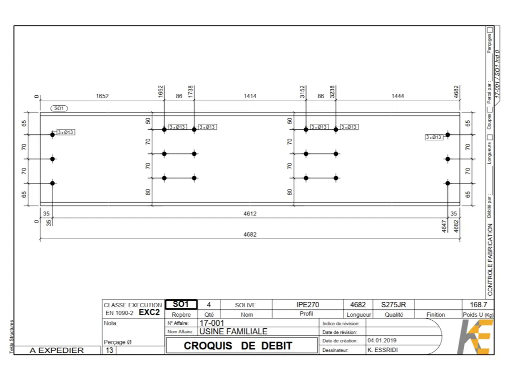 Single-part Drawing